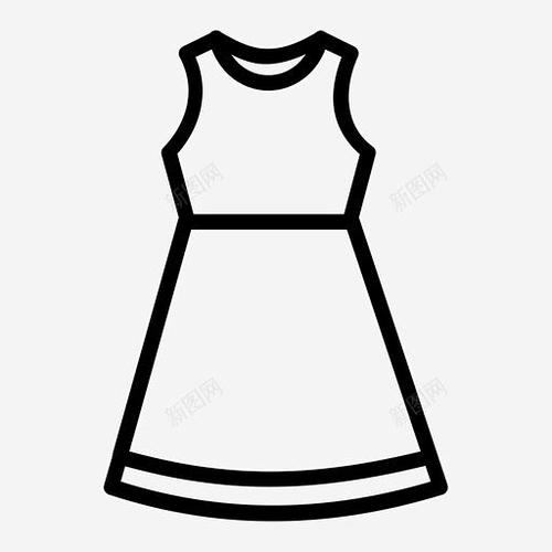 采购产品衣服女人线图标icon标识标志ui图标设计图片